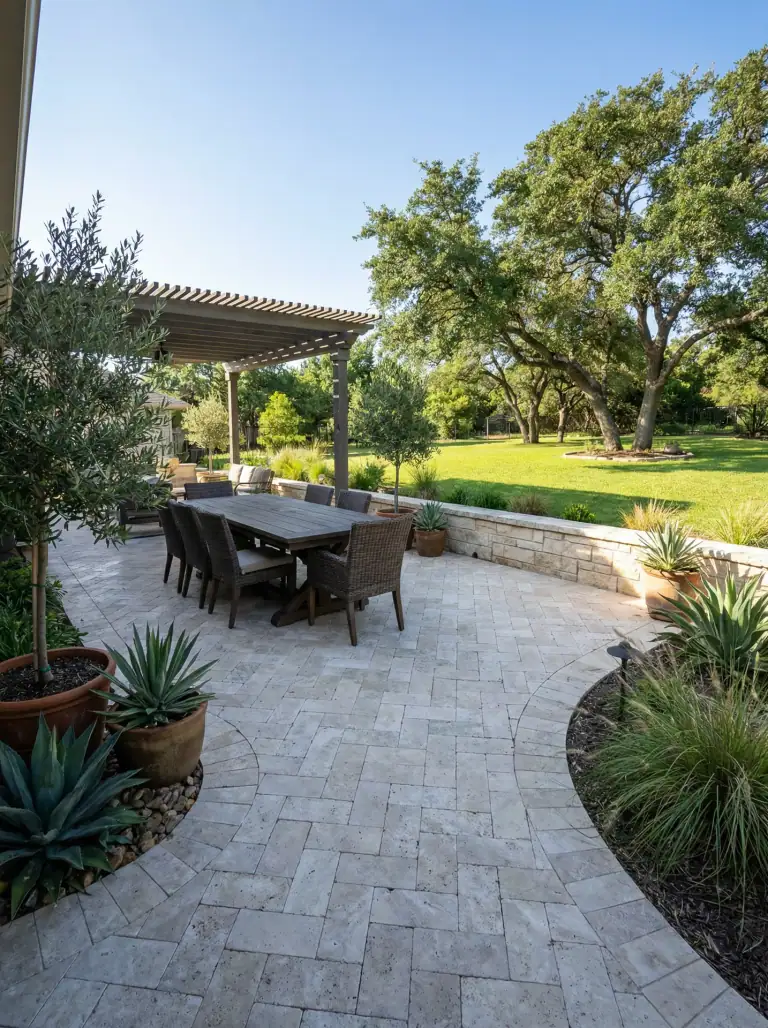Paver patio project DFW
